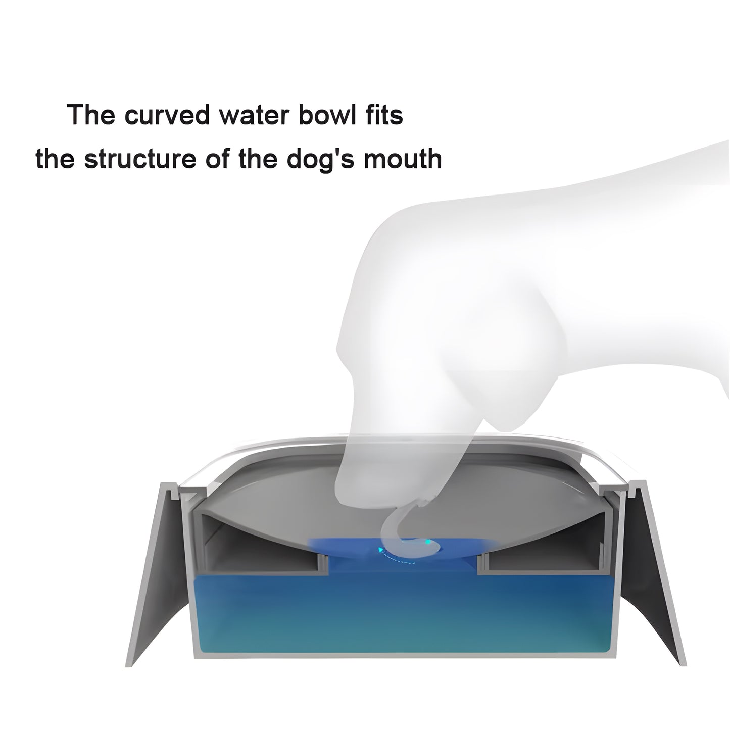 Dog Drinking Water Bowl with Floating Design - Non-Wetting, Non-Skid, Large Capacity