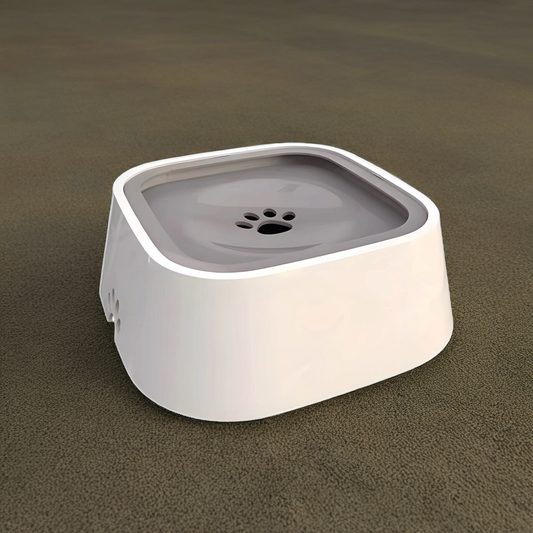 Dog Drinking Water Bowl with Floating Design - Non-Wetting, Non-Skid, Large Capacity