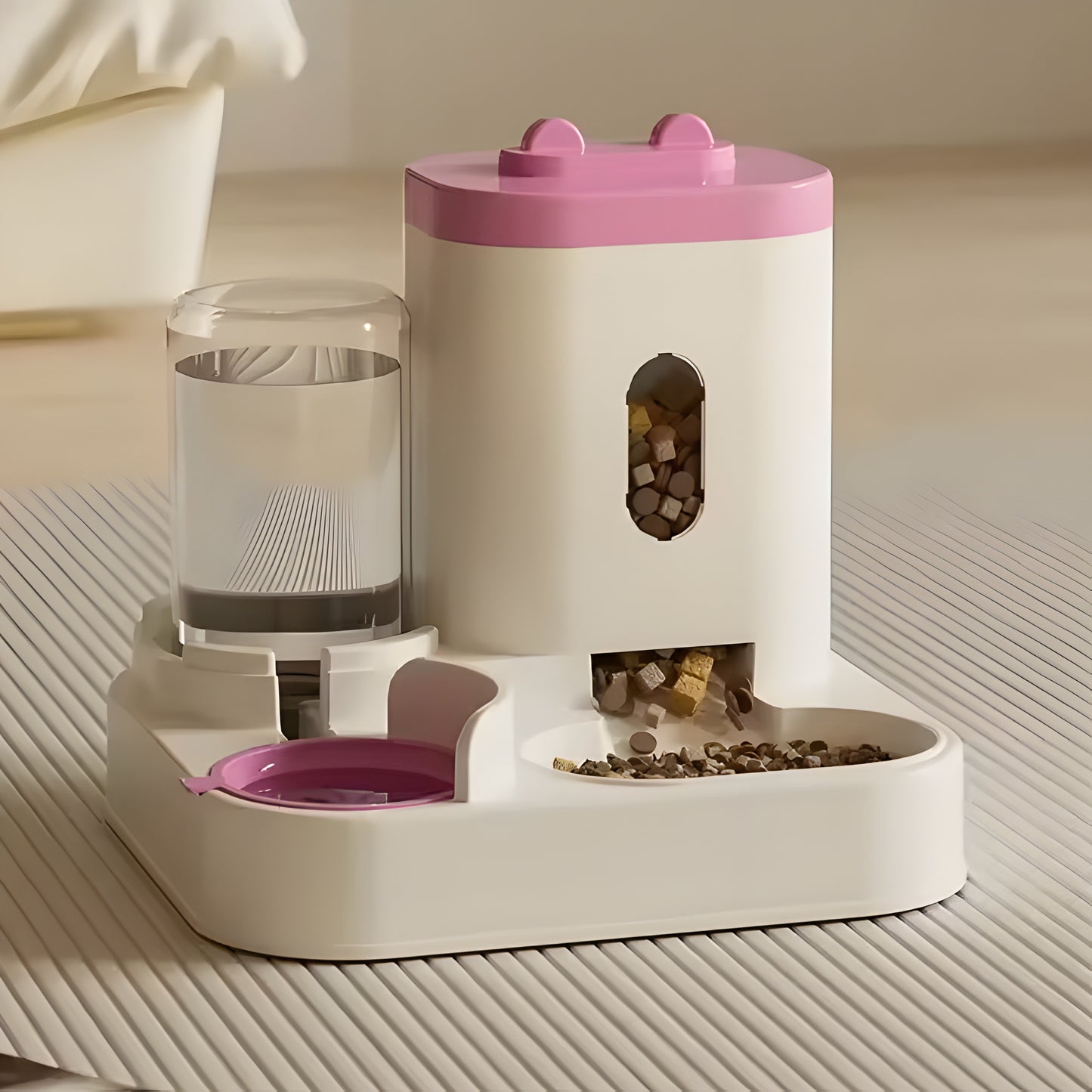 Pet Feeding and Drinking Integrated Automatic Water Feeder Automatic Feeder Cat Water Food Pet Bowl Automatic Food