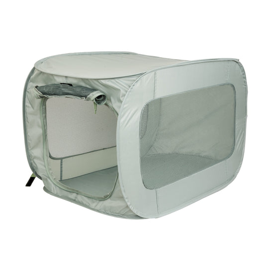 Pop-Open Soft-Sided Kennel for Pets, Light Green